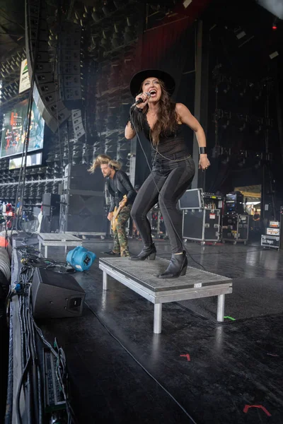 L.I.F.E. Project performs as opening band for Alice In Chains and Breaking Benjamin with special guest Bush at he Pine Knob Music Theater in Clarkston, Michigan on 08-16-2022