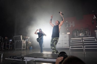 Bush performs live with Alice In Chains and Breaking Benjamin with special guest L.I.F.E. Project at he Pine Knob Music Theater in Clarkston, Michigan on 08-16-2022