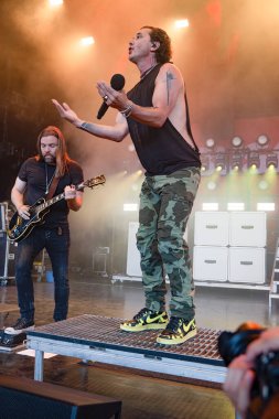 Bush performs live with Alice In Chains and Breaking Benjamin with special guest L.I.F.E. Project at he Pine Knob Music Theater in Clarkston, Michigan on 08-16-2022