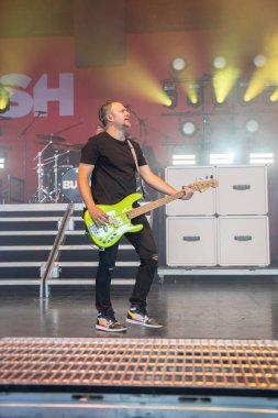 Bush performs live with Alice In Chains and Breaking Benjamin with special guest L.I.F.E. Project at he Pine Knob Music Theater in Clarkston, Michigan on 08-16-2022