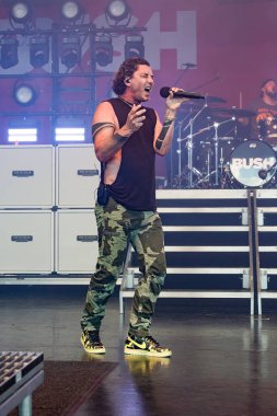 Bush performs live with Alice In Chains and Breaking Benjamin with special guest L.I.F.E. Project at he Pine Knob Music Theater in Clarkston, Michigan on 08-16-2022