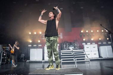 Bush performs live with Alice In Chains and Breaking Benjamin with special guest L.I.F.E. Project at he Pine Knob Music Theater in Clarkston, Michigan on 08-16-2022