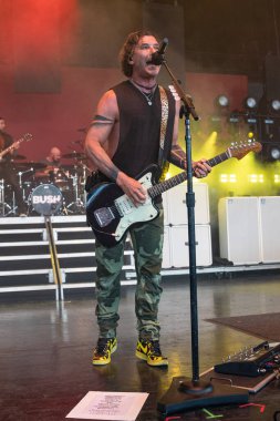 Bush performs live with Alice In Chains and Breaking Benjamin with special guest L.I.F.E. Project at he Pine Knob Music Theater in Clarkston, Michigan on 08-16-2022