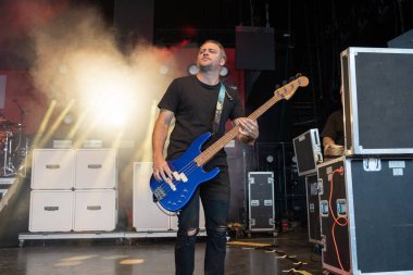 Bush performs live with Alice In Chains and Breaking Benjamin with special guest L.I.F.E. Project at he Pine Knob Music Theater in Clarkston, Michigan on 08-16-2022