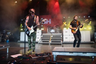 Bush performs live with Alice In Chains and Breaking Benjamin with special guest L.I.F.E. Project at he Pine Knob Music Theater in Clarkston, Michigan on 08-16-2022