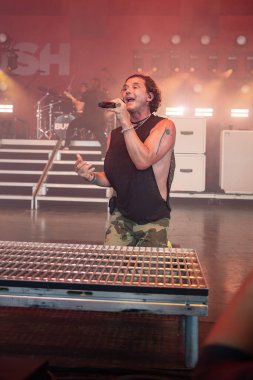 Bush performs live with Alice In Chains and Breaking Benjamin with special guest L.I.F.E. Project at he Pine Knob Music Theater in Clarkston, Michigan on 08-16-2022