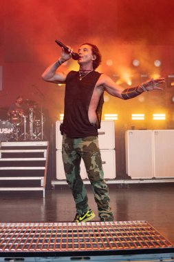 Bush performs live with Alice In Chains and Breaking Benjamin with special guest L.I.F.E. Project at he Pine Knob Music Theater in Clarkston, Michigan on 08-16-2022