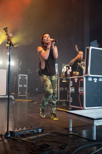 Bush performs live with Alice In Chains and Breaking Benjamin with special guest L.I.F.E. Project at he Pine Knob Music Theater in Clarkston, Michigan on 08-16-2022