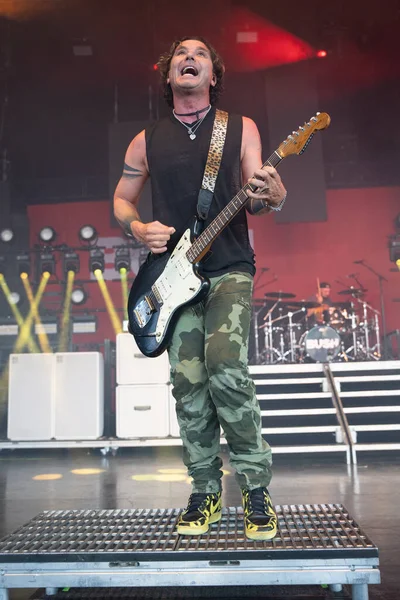 Bush performs live with Alice In Chains and Breaking Benjamin with special guest L.I.F.E. Project at he Pine Knob Music Theater in Clarkston, Michigan on 08-16-2022