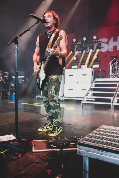 Bush performs live with Alice In Chains and Breaking Benjamin with special guest L.I.F.E. Project at he Pine Knob Music Theater in Clarkston, Michigan on 08-16-2022