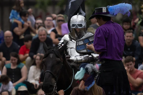 2022 Michigan Renaissance Festival Viking Εισβολή Στο Holly Michigan Στις — Φωτογραφία Αρχείου