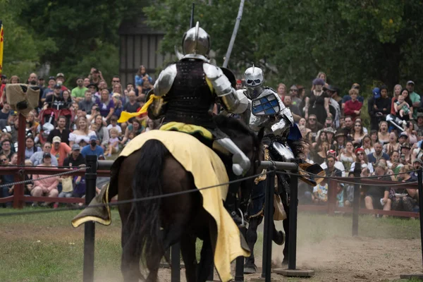 2022 Michigan Renaissance Festival Viking Εισβολή Στο Holly Michigan Στις — Φωτογραφία Αρχείου