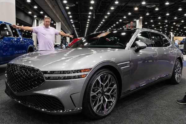 Nais 2022 North American International Auto Show Huntington Center Detroit — Fotografia de Stock