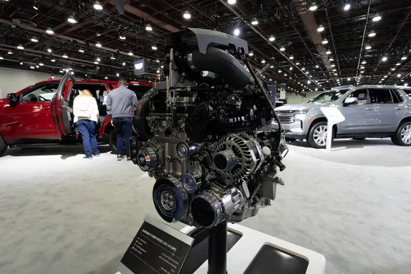 Nais 2022 North American International Auto Show Huntington Center Detroit — Fotografia de Stock