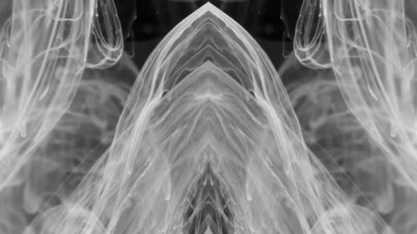Abstract White Liquid Water Monochrome Backgroundbackground — Stock Video