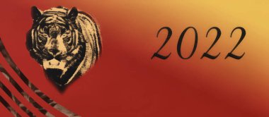 Kara Kaplan 'ın 2022 yılı. Panoramik manzara. Sanatsal çalışma