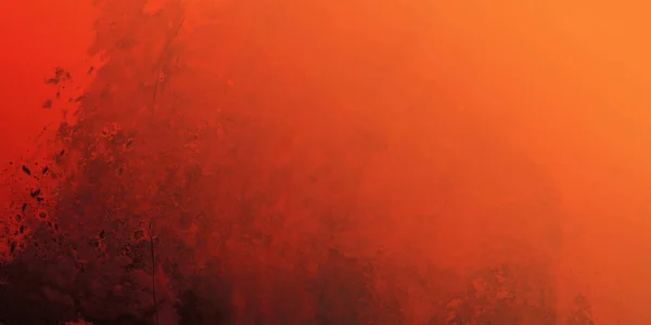 背景大理石の質感 赤とオレンジのグラデーション パノラマビュー — ストック写真