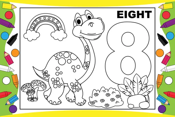 Çocuklar için hissizleştirilmiş dinozor çizgi filmi