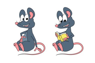 Şirin fare hayvan çizgi filmi