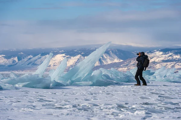 Paisagem Emocionante Lago Baikal Arredores — Fotografia de Stock