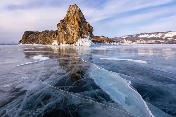 Het Spannende Landschap Van Het Baikalmeer Omgeving — Stockfoto