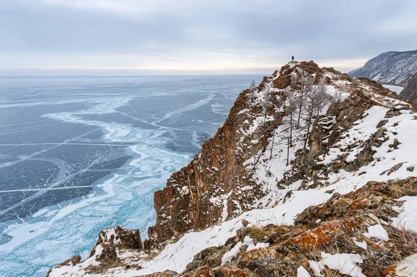 Het Spannende Landschap Van Het Baikalmeer Omgeving — Stockfoto