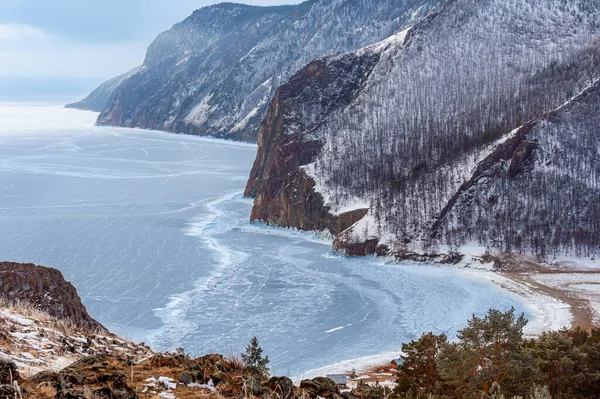 Het Spannende Landschap Van Het Baikalmeer Omgeving — Stockfoto