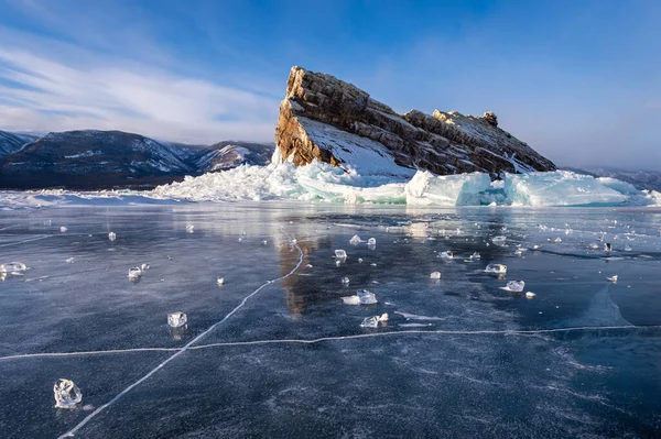 Paisagem Emocionante Lago Baikal Arredores — Fotografia de Stock