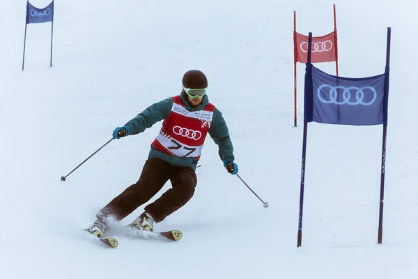 Moscú Rusia 2021 Audi Quattro Winter Cup 2019 —  Fotos de Stock