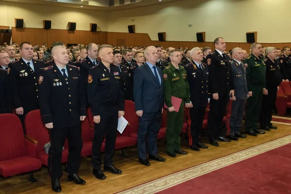 Moscou Rússia 2019 Coronel General Igor Golloyev Comandante Distrito Central — Fotografia de Stock