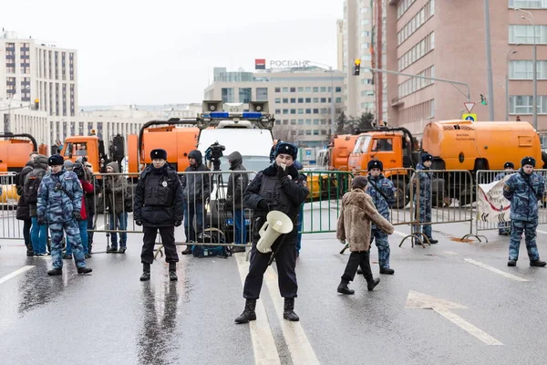 Moscou Russie 2019 Marche Mémoire Boris Nemtsov 2019 — Photo