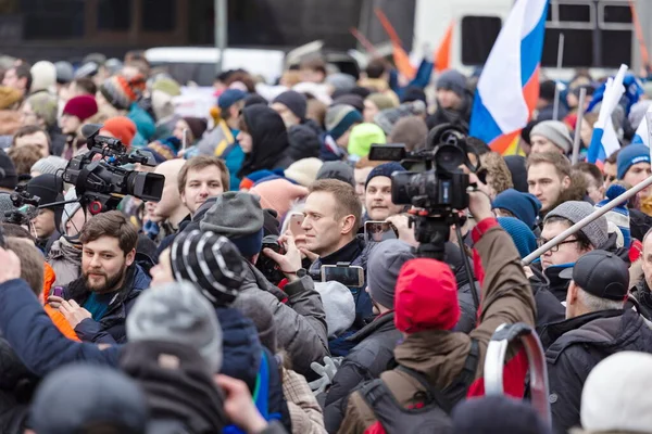 Москва Росія 2019 Марш Згадку Про Бориса Нємцова 2019 Році — стокове фото