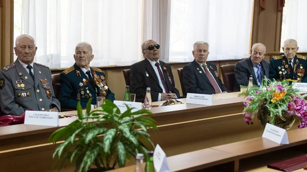 Москва Росія 2019 Ветерани Великої Вітчизняної Війни Напередодні Дня Перемоги — стокове фото