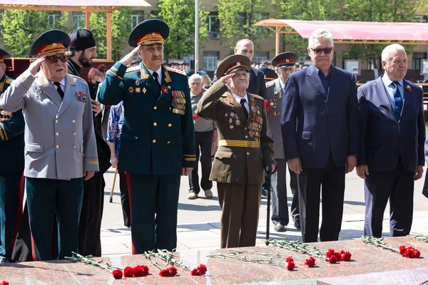 Москва Росія 2019 Ветерани Великої Вітчизняної Війни Напередодні Дня Перемоги — стокове фото