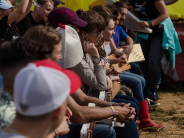 Tver Region, Rusya - 19.07.19: Rock festivali 