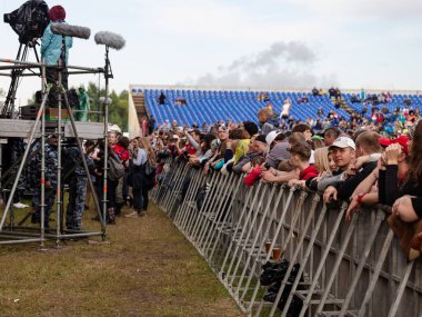 Tver Region, Rusya - 19.07.19: Rock festivali 
