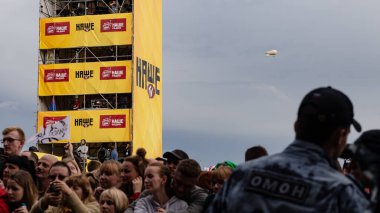 Tver Region, Rusya - 19.07.19: Rock festivali 