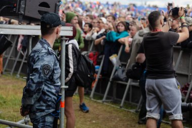 Tver Region, Rusya - 19.07.19: Rock festivali 