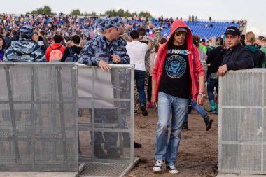 Tver Region, Rusya - 19.07.19: Rock festivali 
