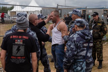 Tver Region, Rusya - 19.07.19: Rock festivali 