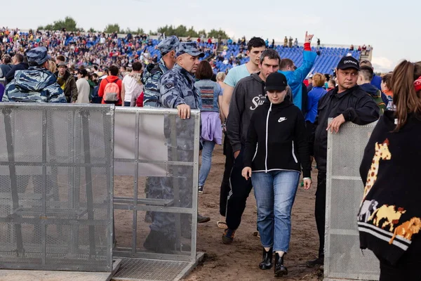 Tver Region, Rusya - 19.07.19: Rock festivali 