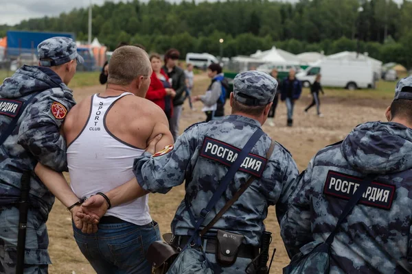 Tver Region, Rusya - 19.07.19: Rock festivali 