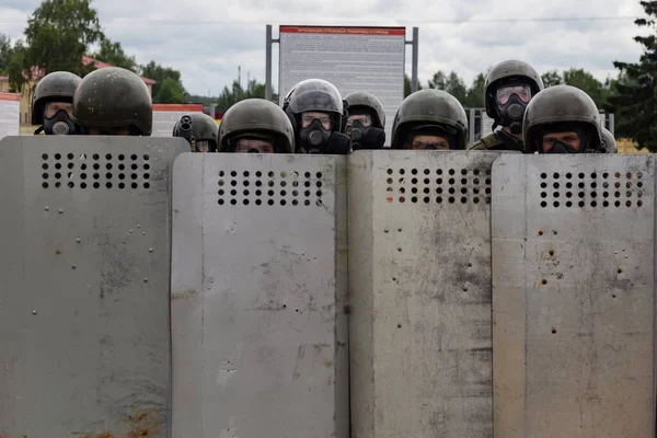 Región Moscú Rusia 2019 Salida Campo Las Unidades Protección Química —  Fotos de Stock