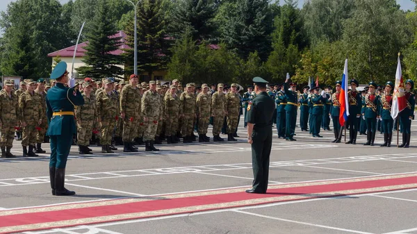 Región Moscú Rusia 2019 Jefe Guardia Rusa General Viktor Zolotov —  Fotos de Stock