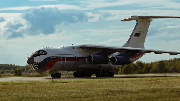 Kaluga Region Russia 2019 Military Airfield Officers Sobr Counter Terrorist — Stock Photo, Image