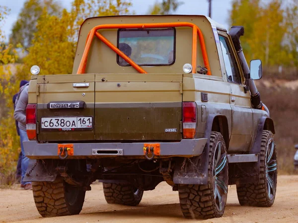 Moskva Region Ryssland 2019 Första Tävlingarna Auto Biathlon Zhivaya Stal — Stockfoto