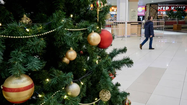 Voronezh Russia 2022 Food Court Area Closed Public New Year — Stockfoto