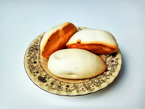 Nopia Tradycyjna Przekąska Banyumas Indonezji Wykonane Mąki Ciasto Wypełnione Czerwonym — Zdjęcie stockowe