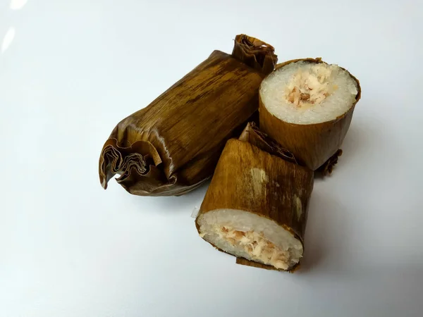 Een Plakje Kue Lapis Een Traditionele Snack Uit Indonesië Zoete — Stockfoto