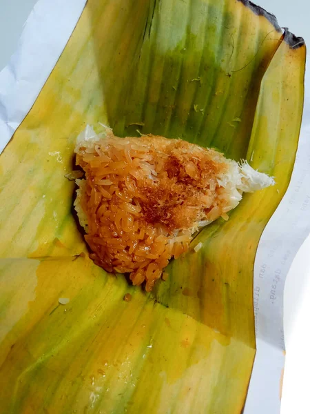 Ketan Kinco Ketan Kinca Snack Tradicional Javanés Elaborado Con Arroz — Foto de Stock